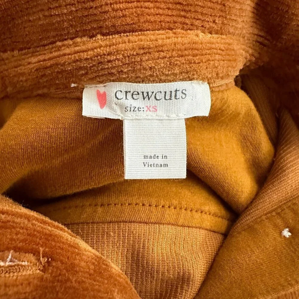 J.Crew Crewcuts corduroy ribbed dress XS